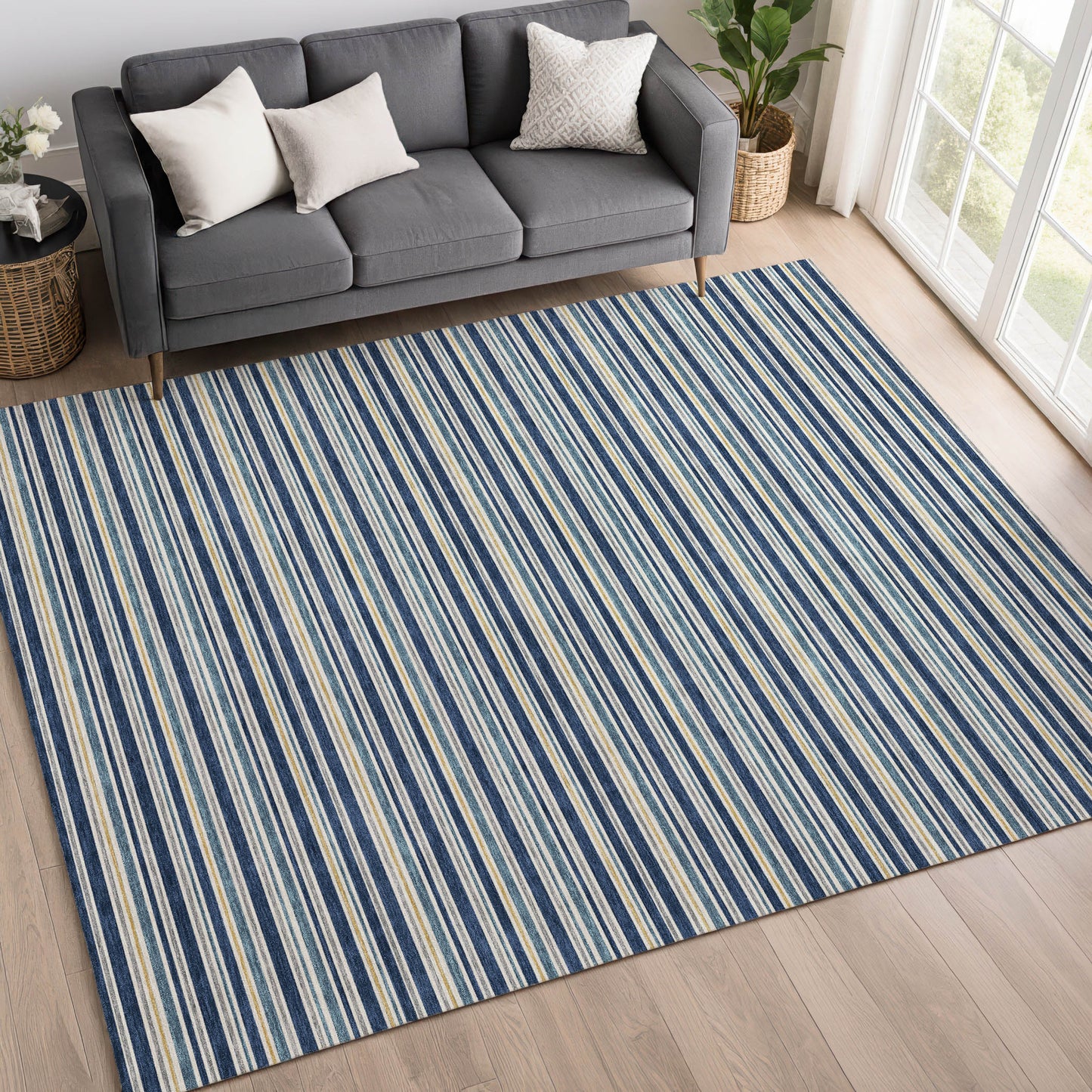 Dalyn Rugs Soft Essentials  Navy  Transitional