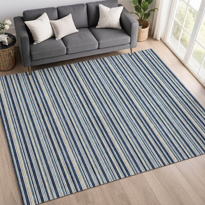 Dalyn Rugs Soft Essentials  Navy  Transitional