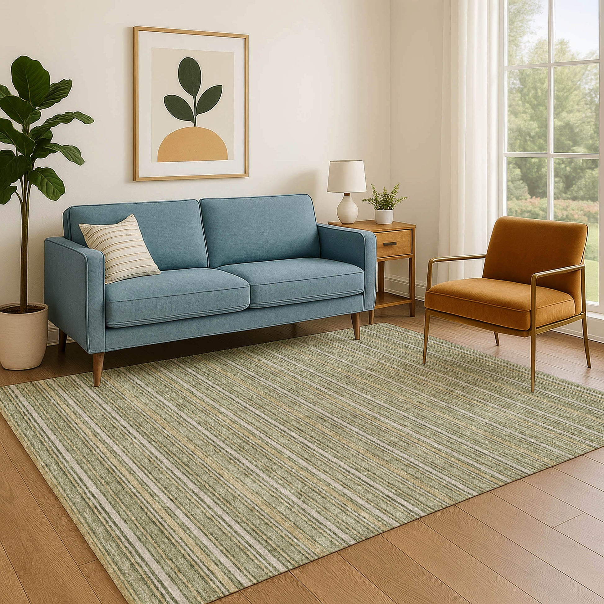 Dalyn Rugs Soft Essentials  Olive  Transitional