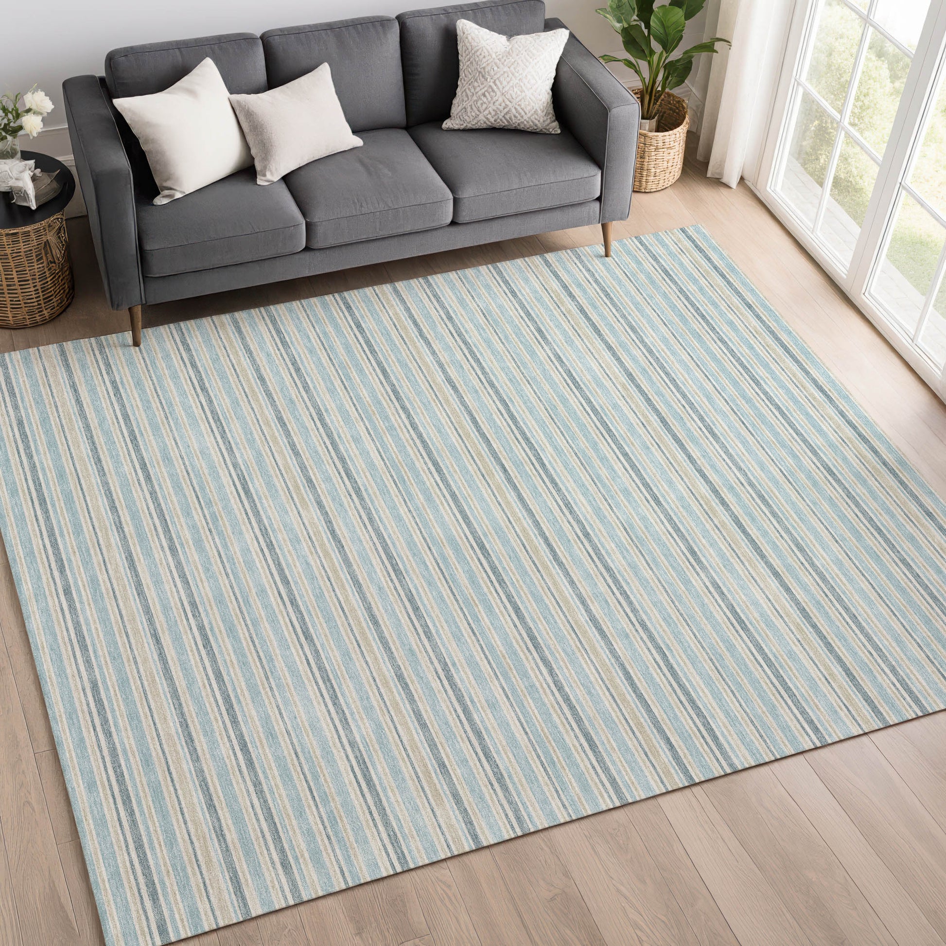 Dalyn Rugs Soft Essentials  Sky  Transitional