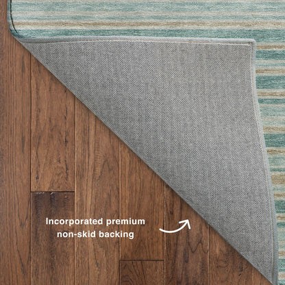 Dalyn Rugs Soft Essentials  Teal  Transitional