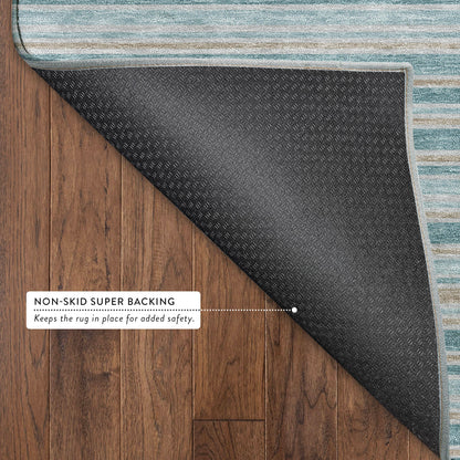 Dalyn Rugs Soft Essentials  Teal  Transitional