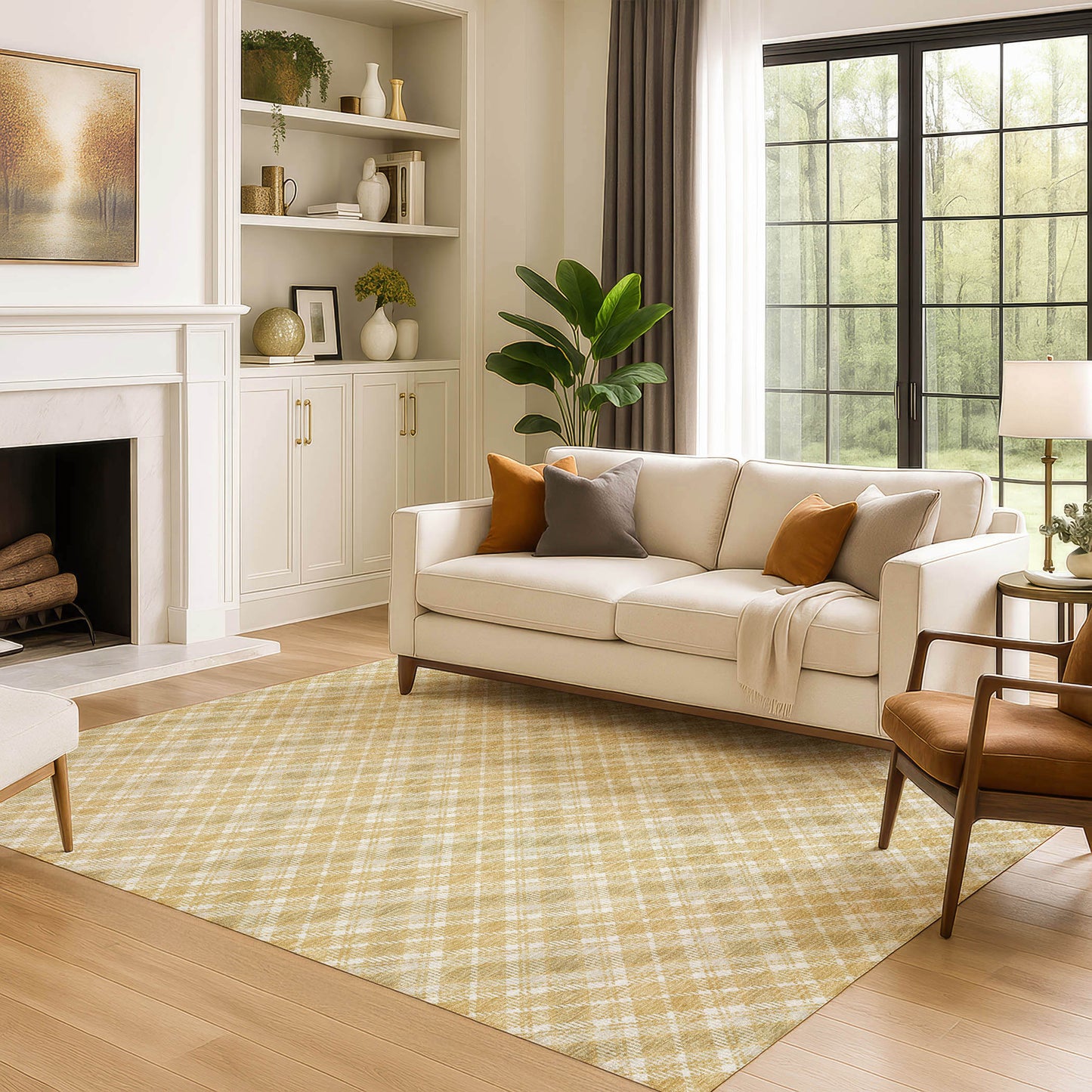 Dalyn Rugs Soft Essentials  Gold  Transitional