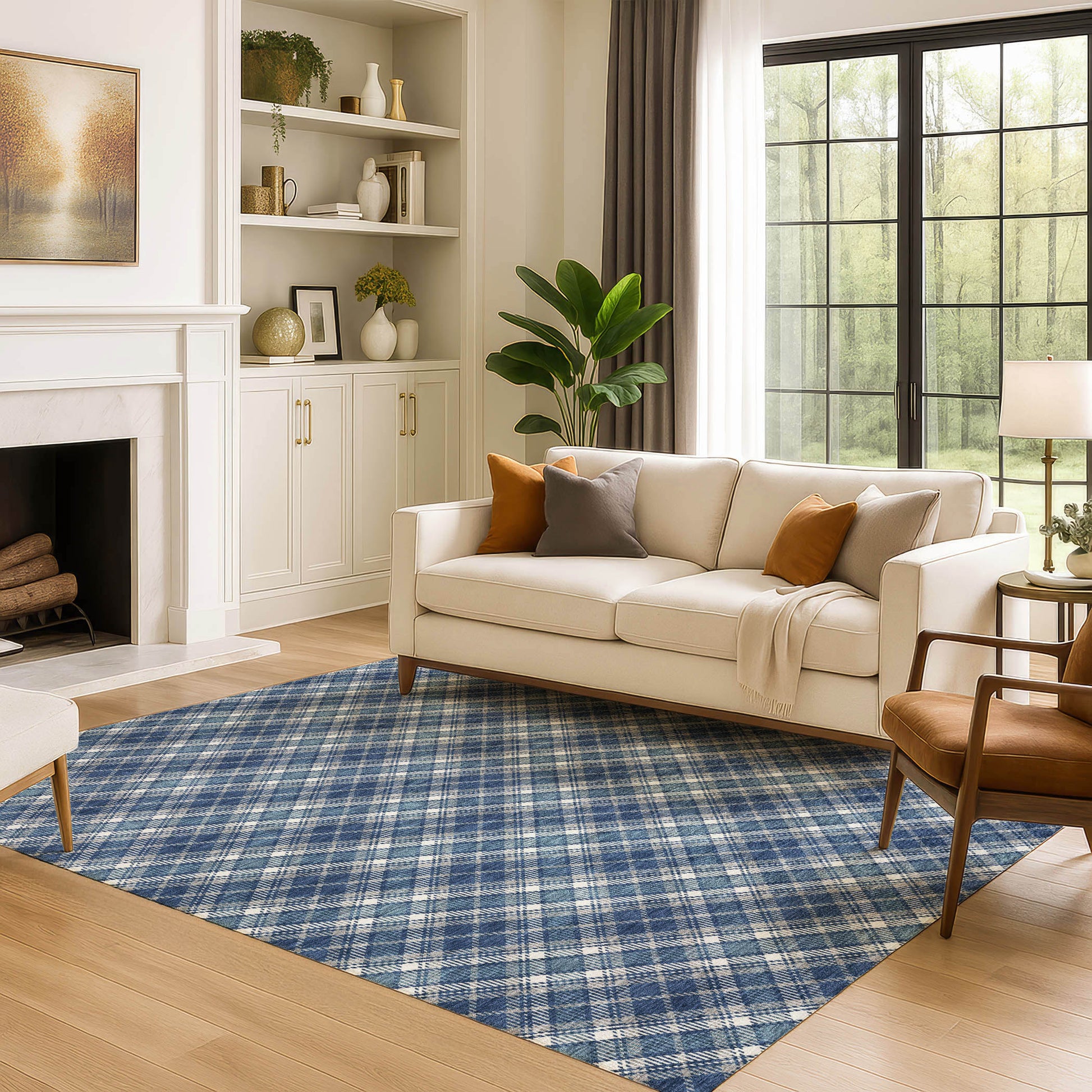 Dalyn Rugs Soft Essentials  Navy  Transitional