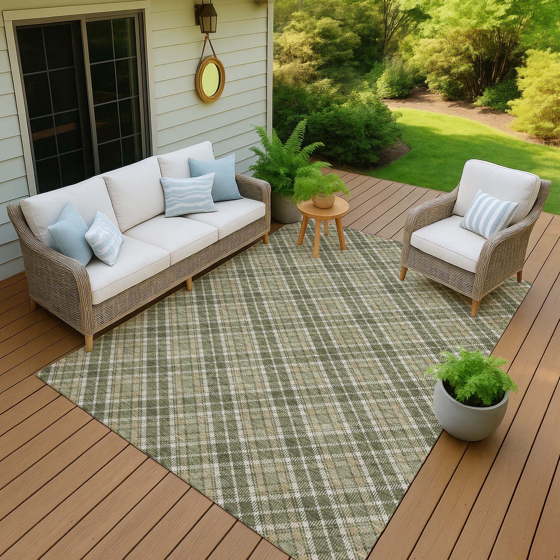 Dalyn Rugs Soft Essentials  Olive  Transitional