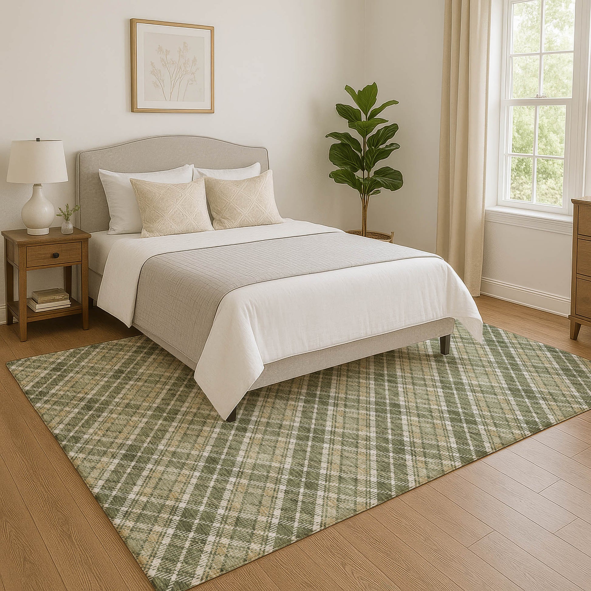 Dalyn Rugs Soft Essentials  Olive  Transitional