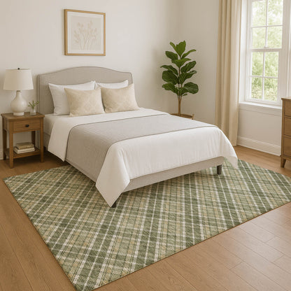 Dalyn Rugs Soft Essentials  Olive  Transitional