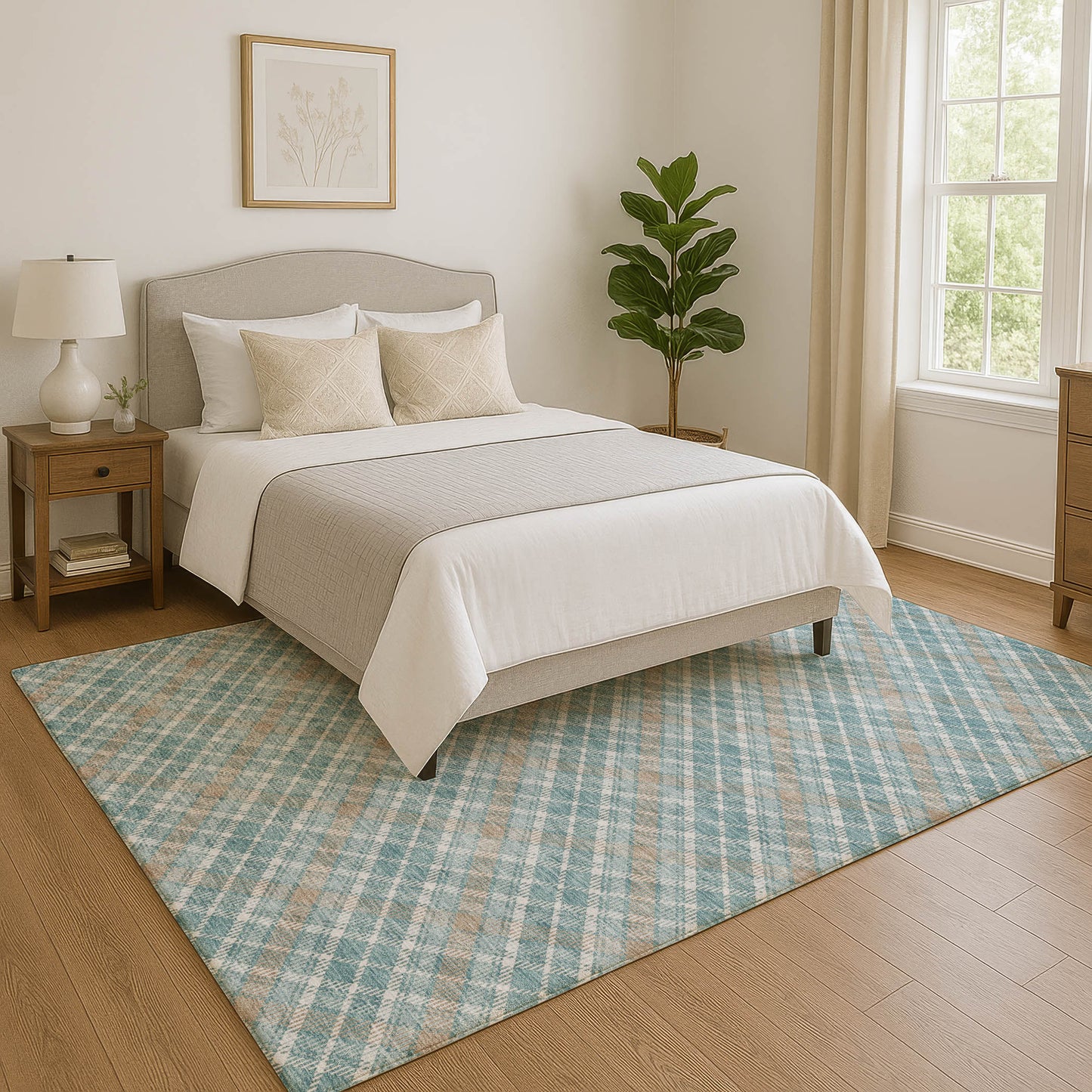 Dalyn Rugs Soft Essentials  Teal  Transitional