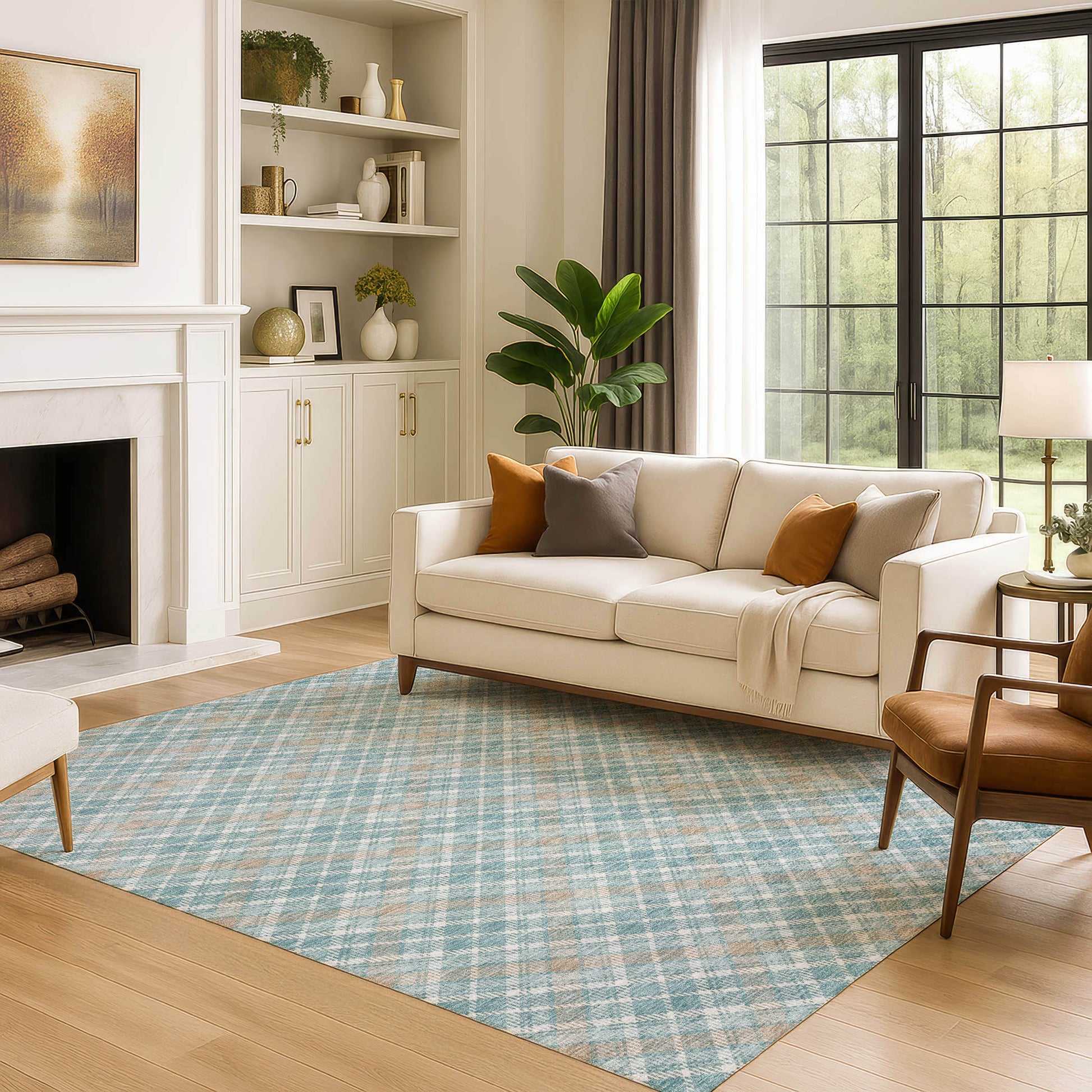 Dalyn Rugs Soft Essentials  Teal  Transitional