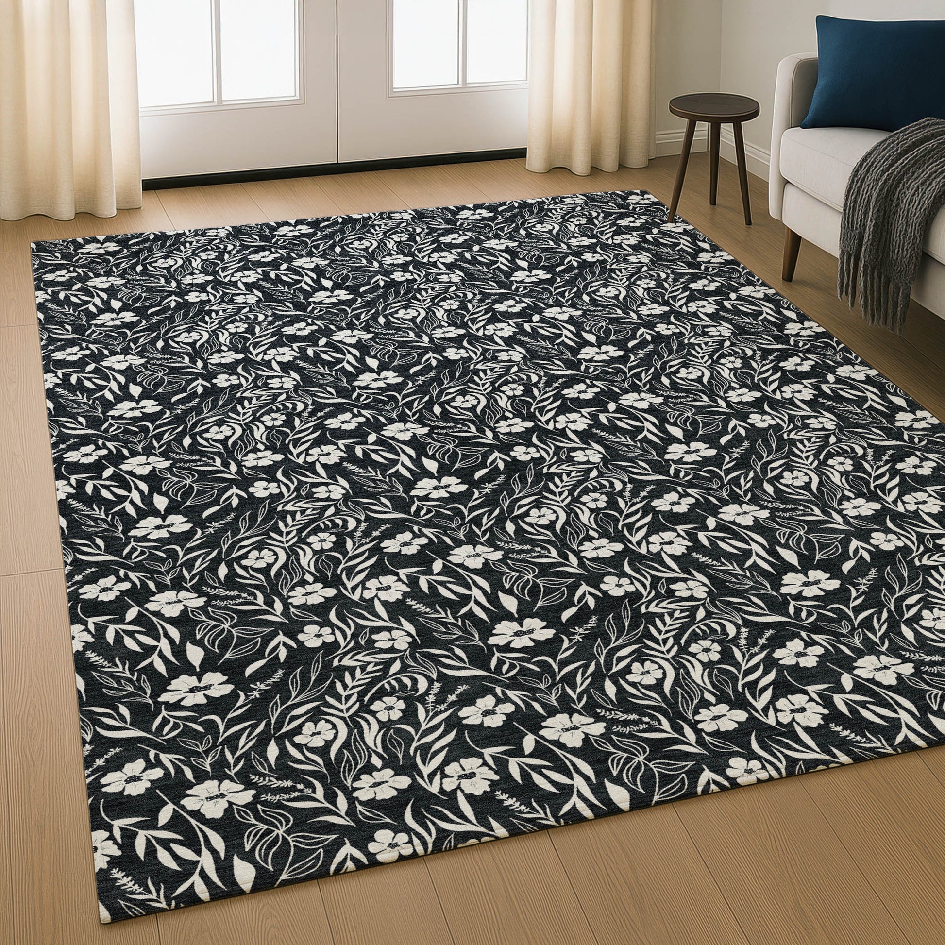 Dalyn Rugs Soft Essentials  Black  Transitional