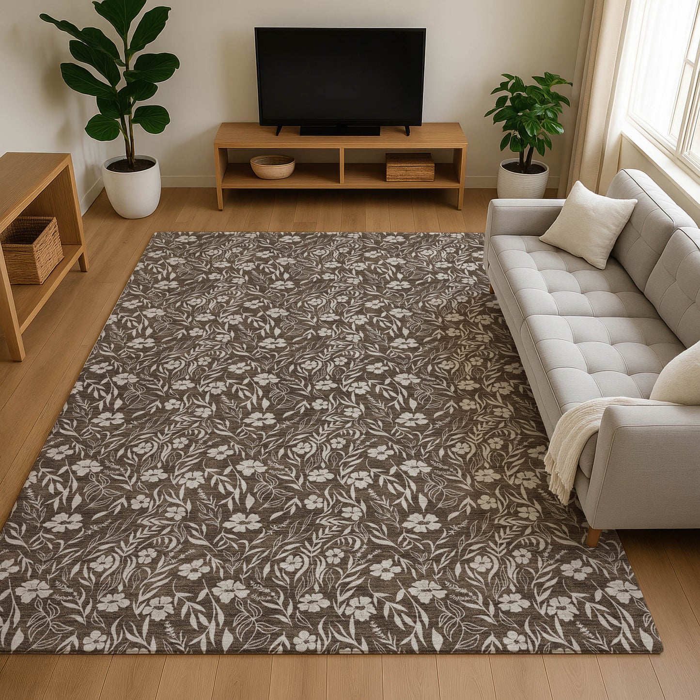 Dalyn Rugs Soft Essentials  Chocolate  Transitional