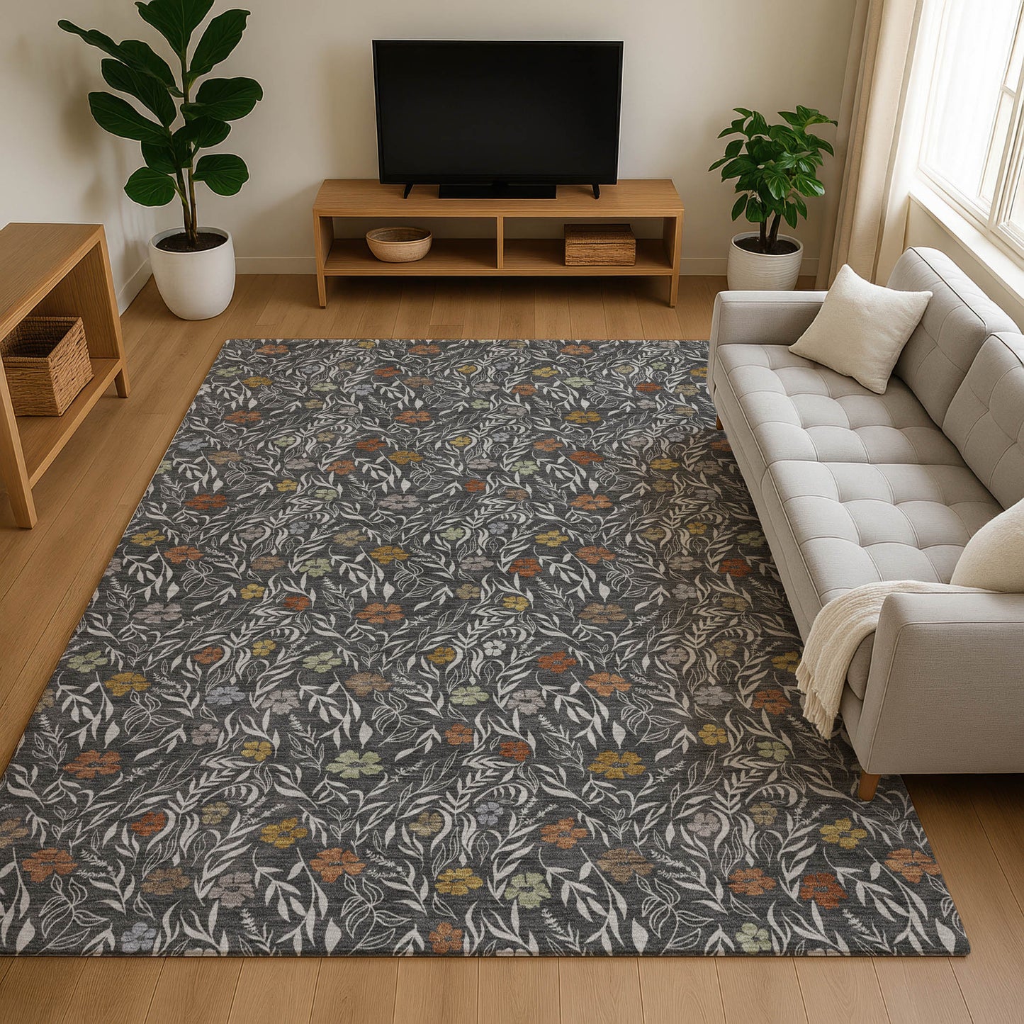 Dalyn Rugs Soft Essentials  Graphite  Transitional