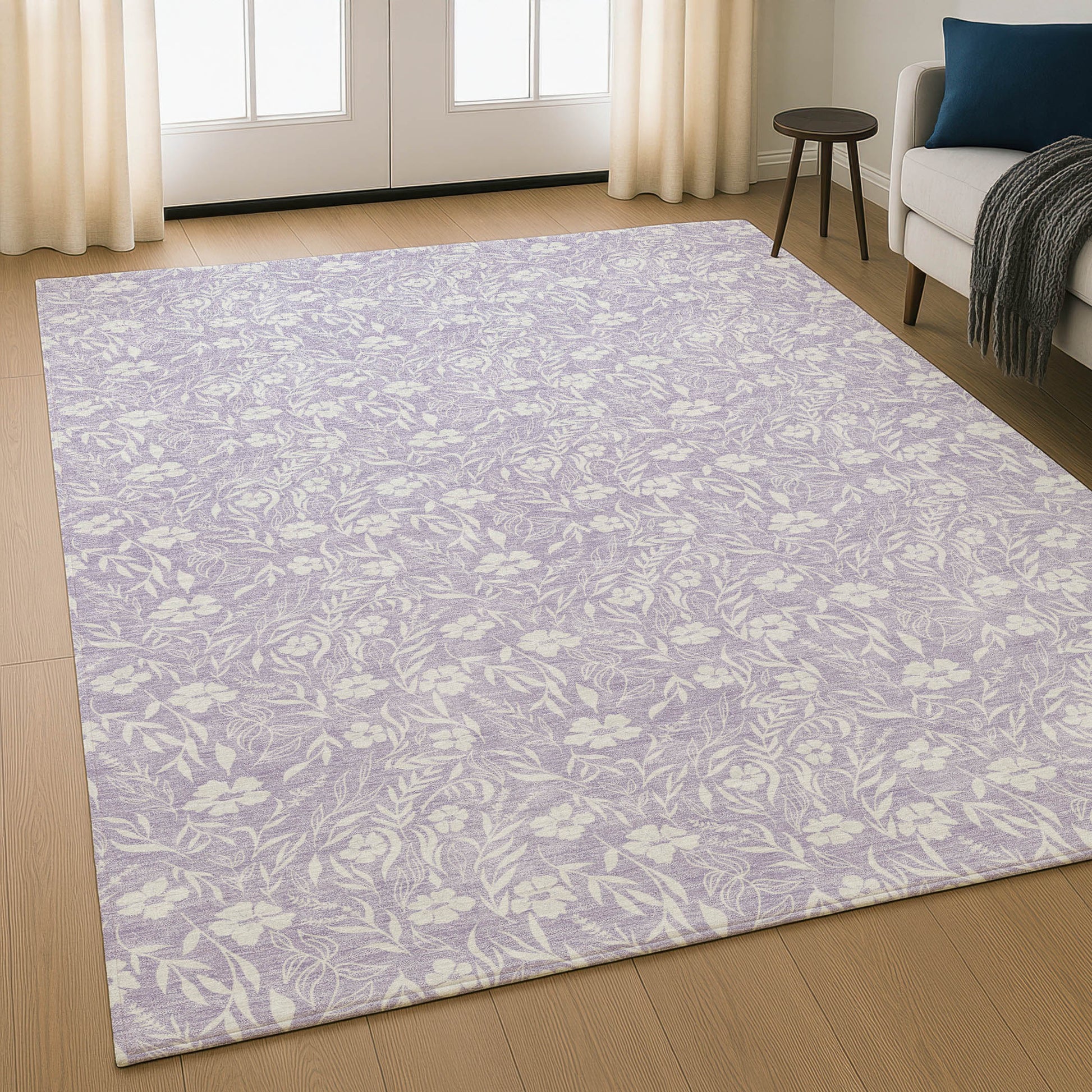 Dalyn Rugs Soft Essentials  Lavender  Transitional