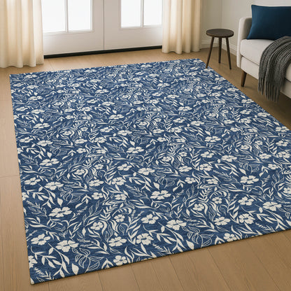 Dalyn Rugs Soft Essentials  Navy  Transitional