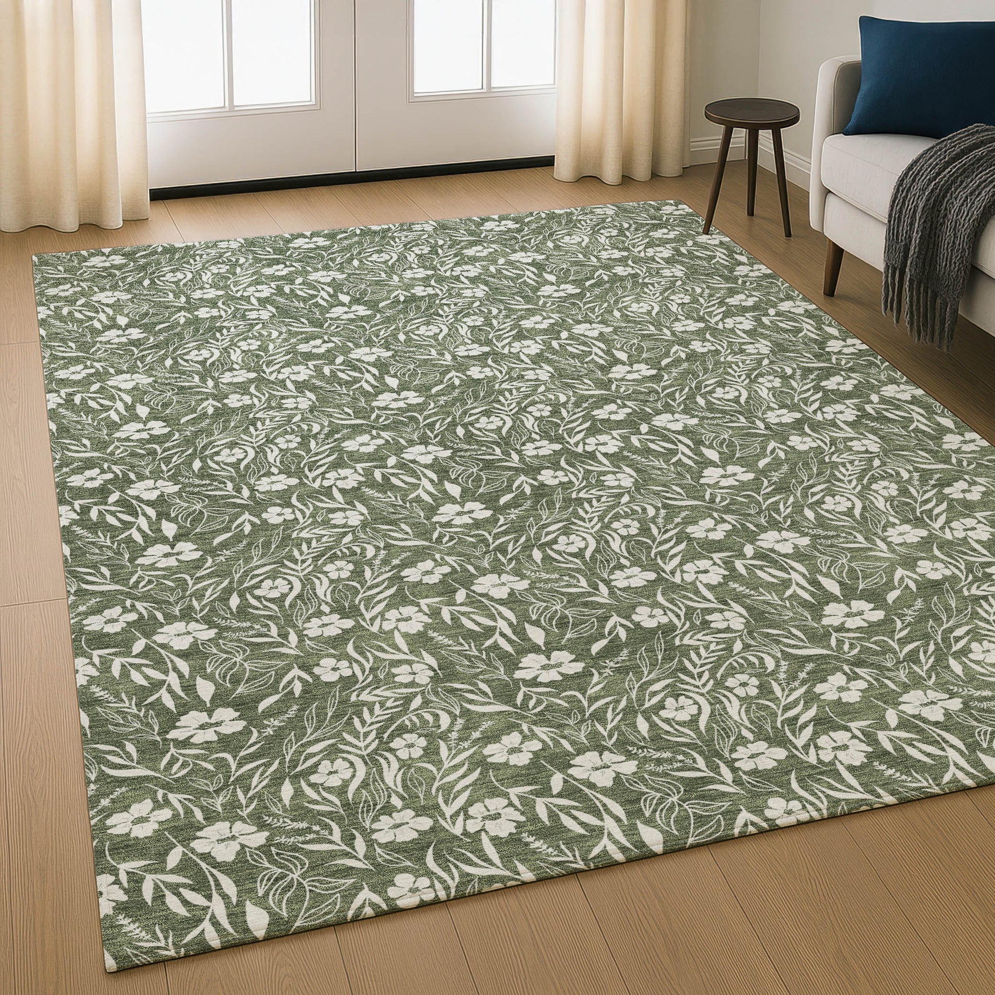 Dalyn Rugs Soft Essentials  Olive  Transitional