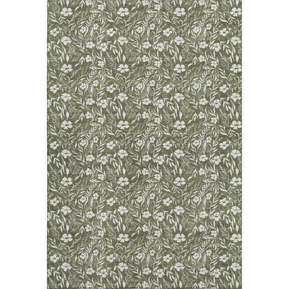 Dalyn Rugs Soft Essentials  Olive  Transitional