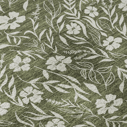 Dalyn Rugs Soft Essentials  Olive  Transitional