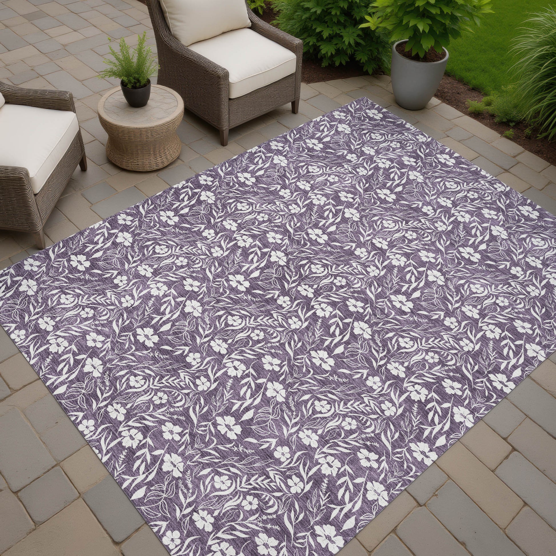 Dalyn Rugs Soft Essentials  Purple  Transitional