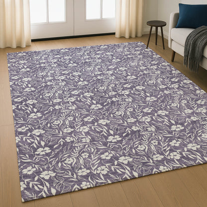 Dalyn Rugs Soft Essentials  Purple  Transitional