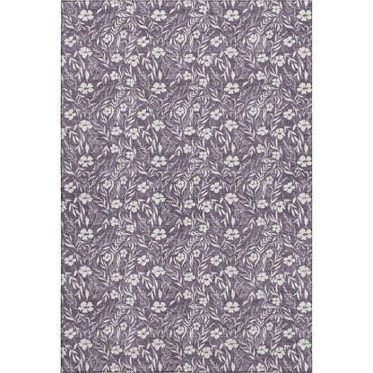 Dalyn Rugs Soft Essentials  Purple  Transitional