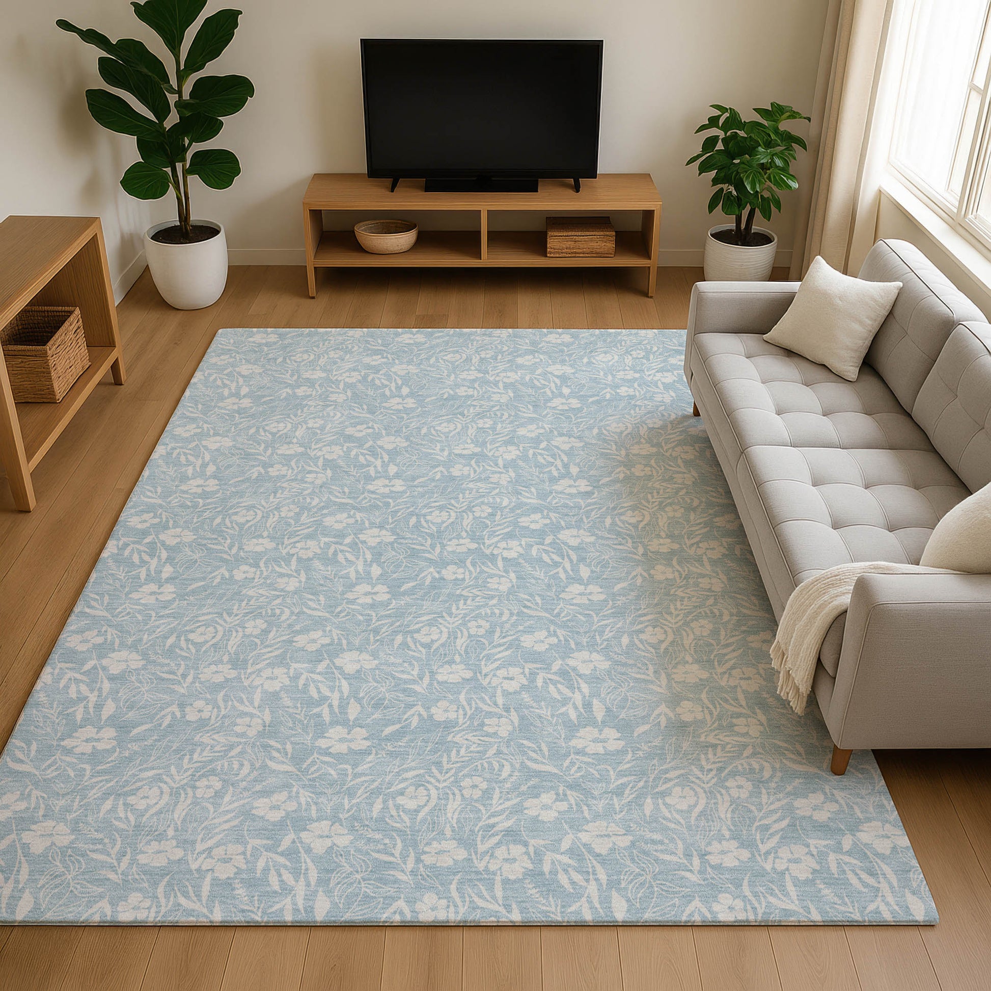 Dalyn Rugs Soft Essentials  Sky  Transitional