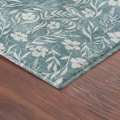 Dalyn Rugs Soft Essentials  Teal  Transitional