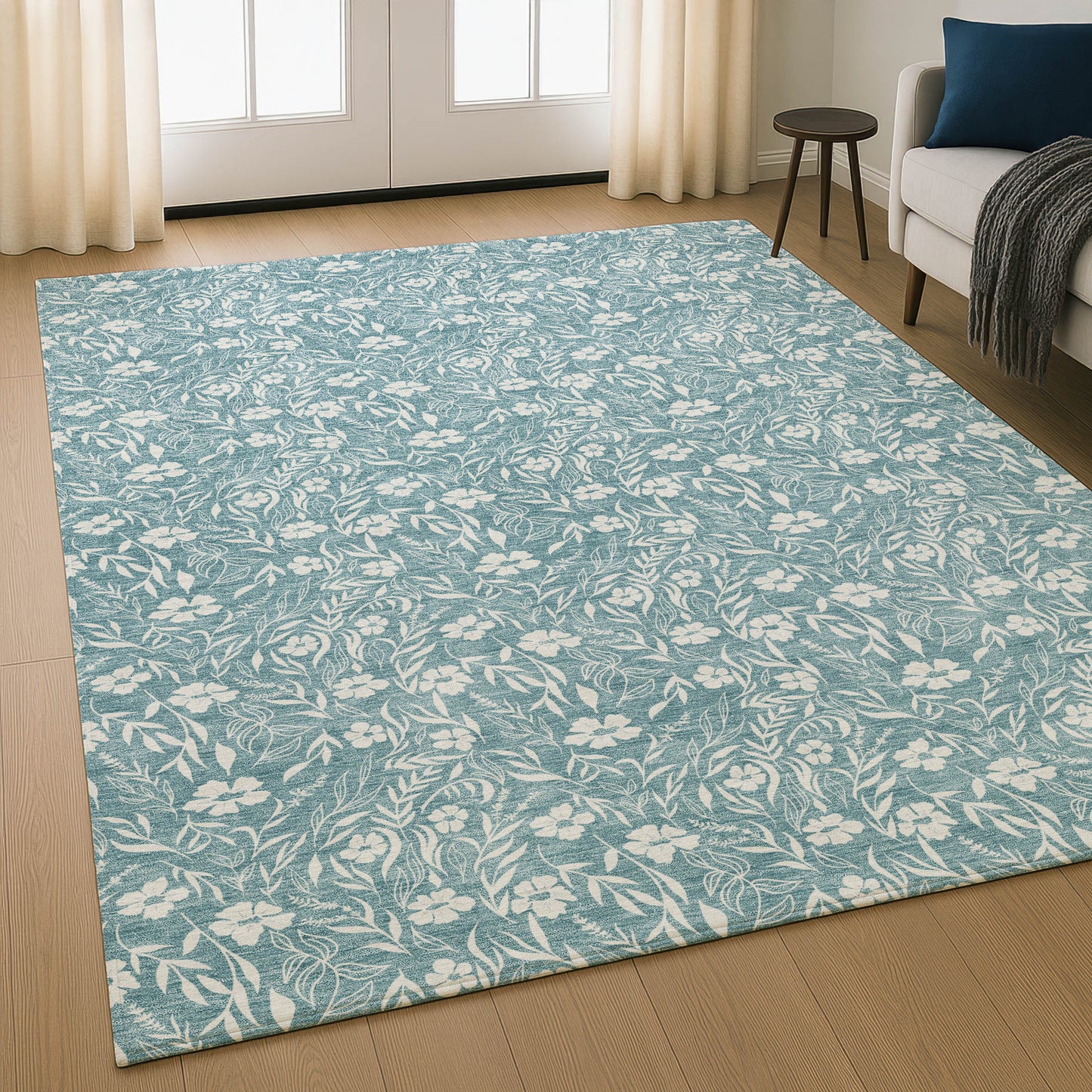 Dalyn Rugs Soft Essentials  Teal  Transitional