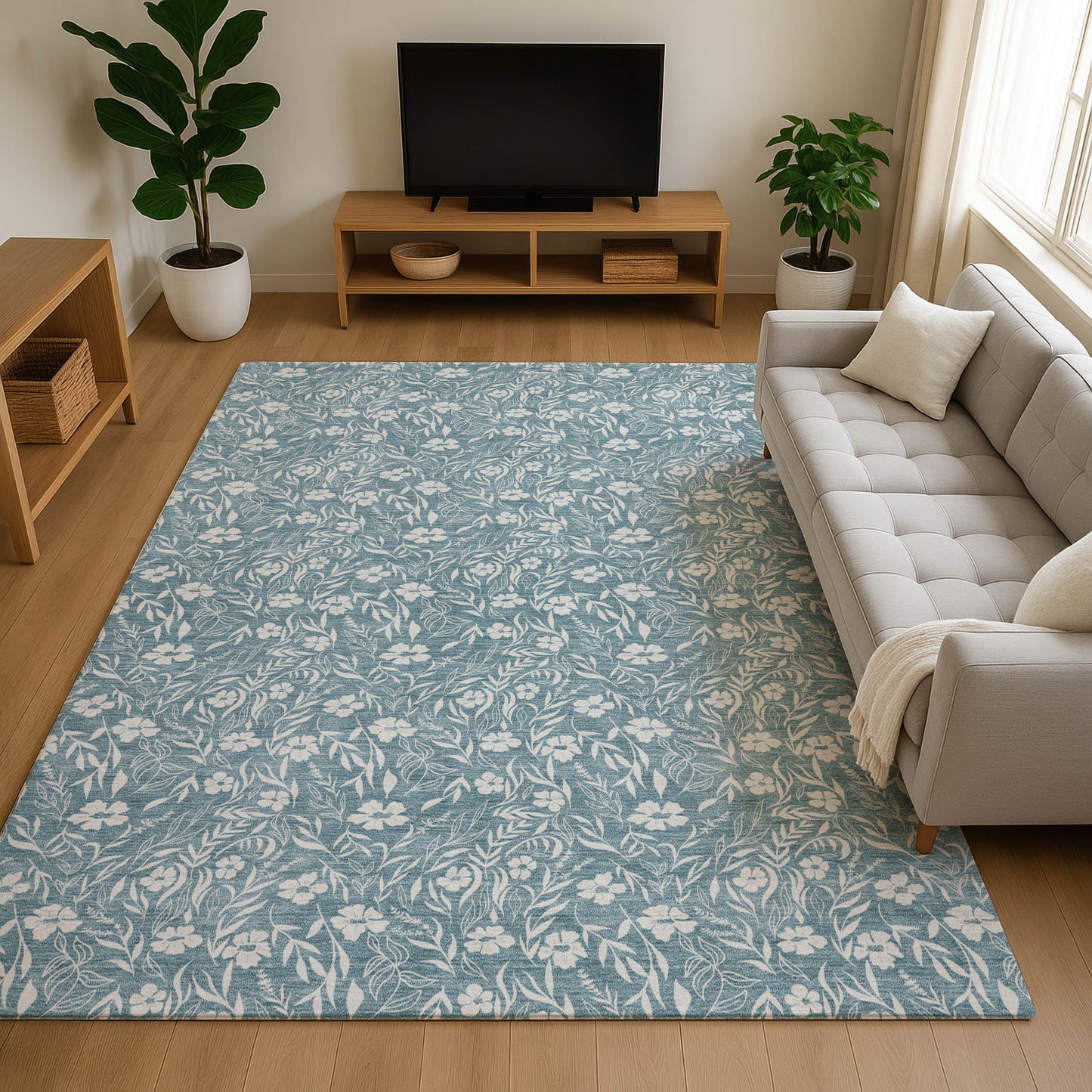 Dalyn Rugs Soft Essentials  Teal  Transitional