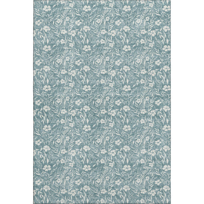 Dalyn Rugs Soft Essentials  Teal  Transitional
