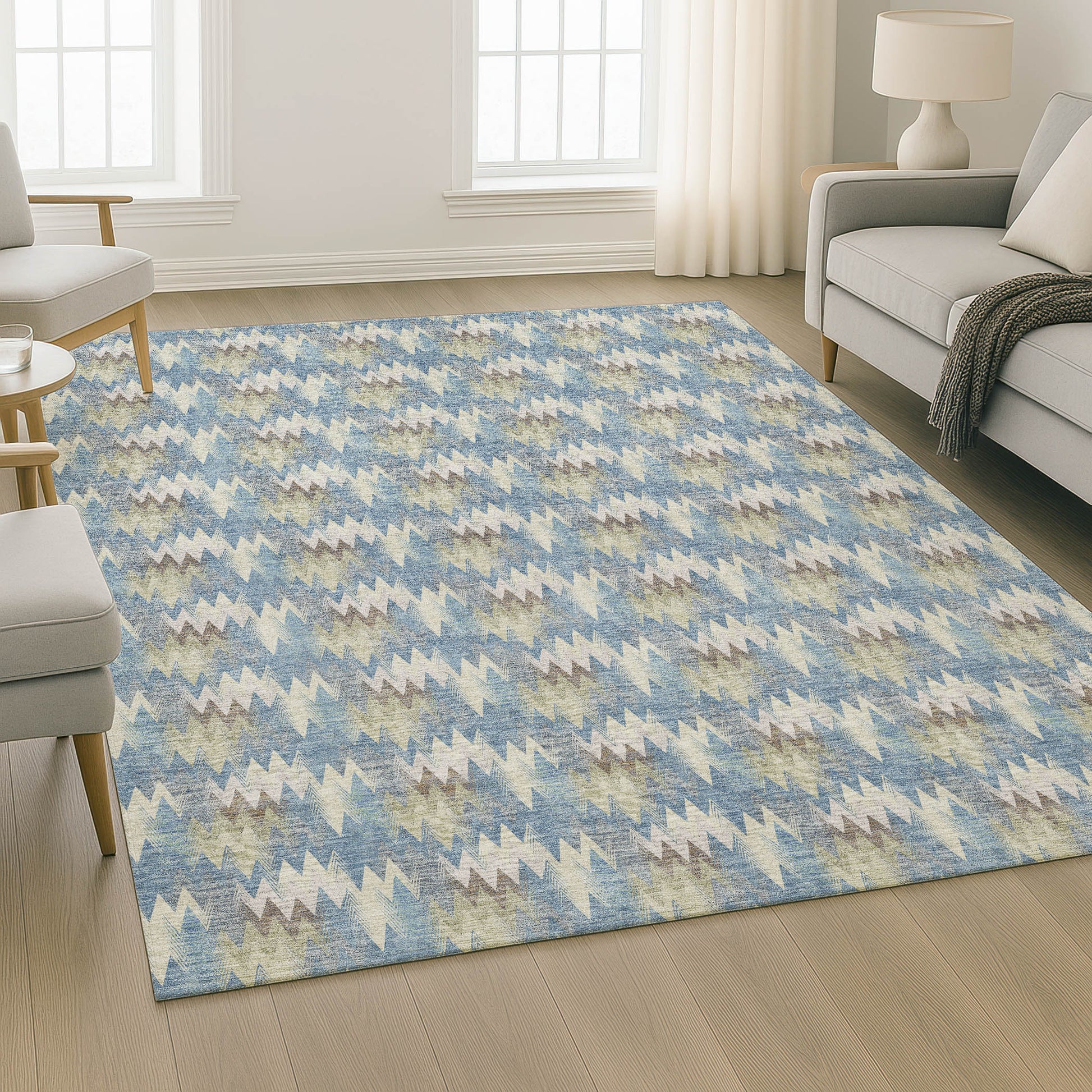 Dalyn Rugs Soft Essentials  Blue  Transitional