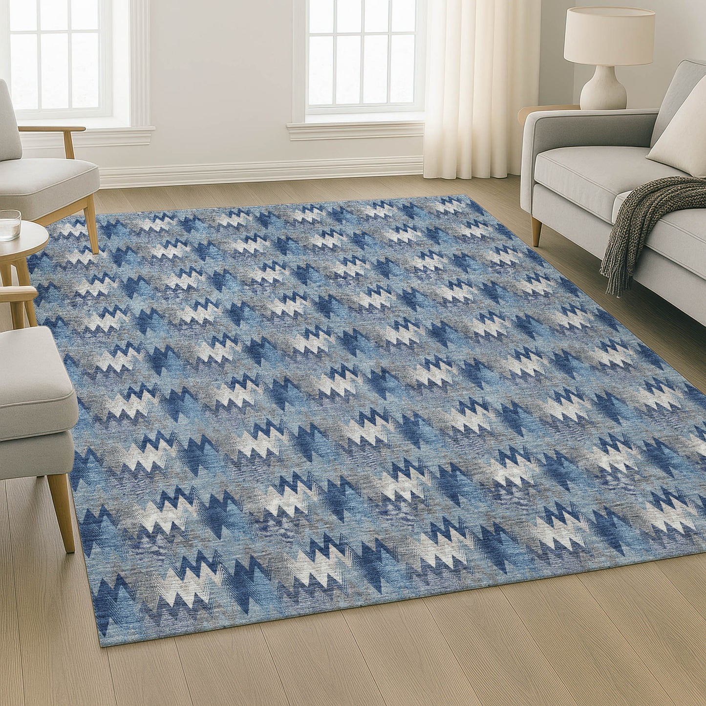 Dalyn Rugs Soft Essentials  Denim  Transitional