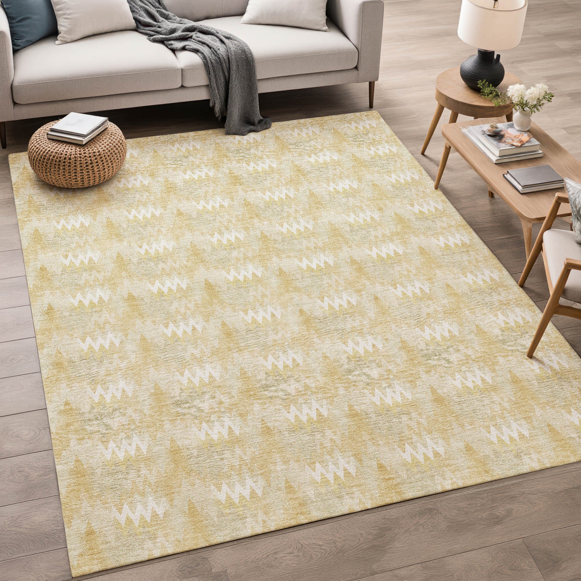 Dalyn Rugs Soft Essentials  Gold  Transitional