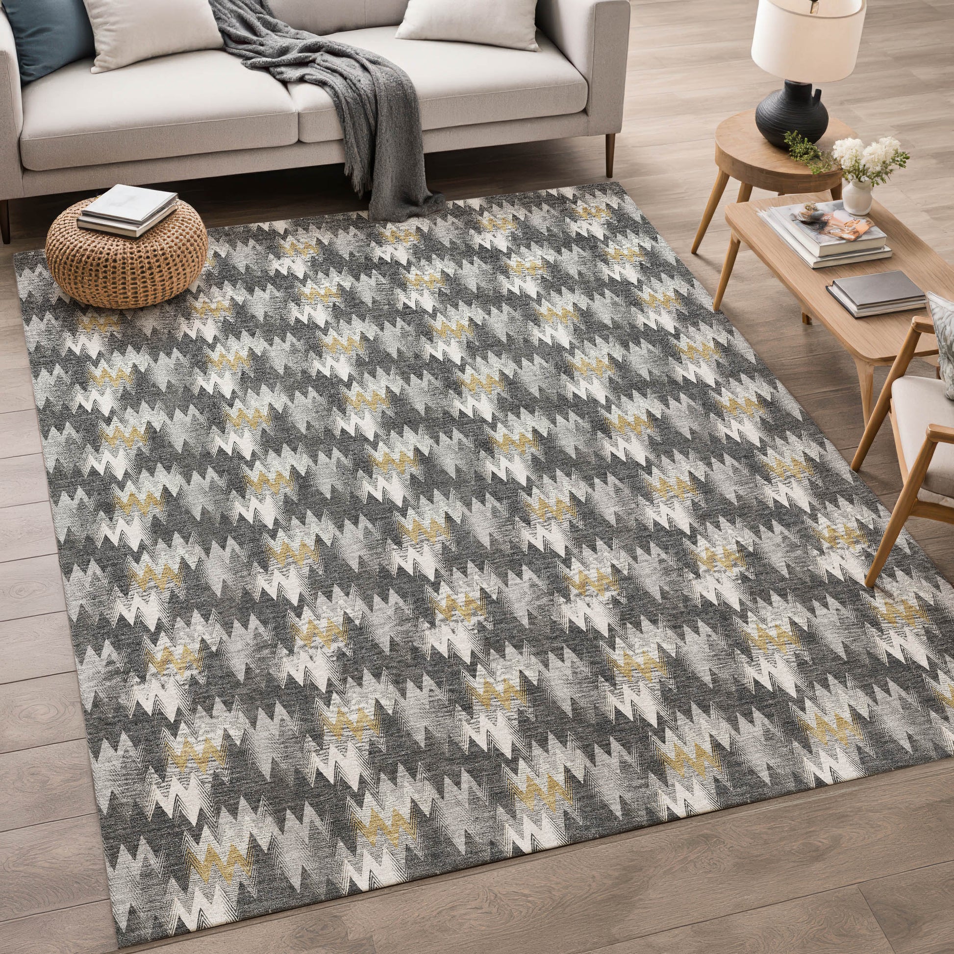Dalyn Rugs Soft Essentials  Graphite  Transitional