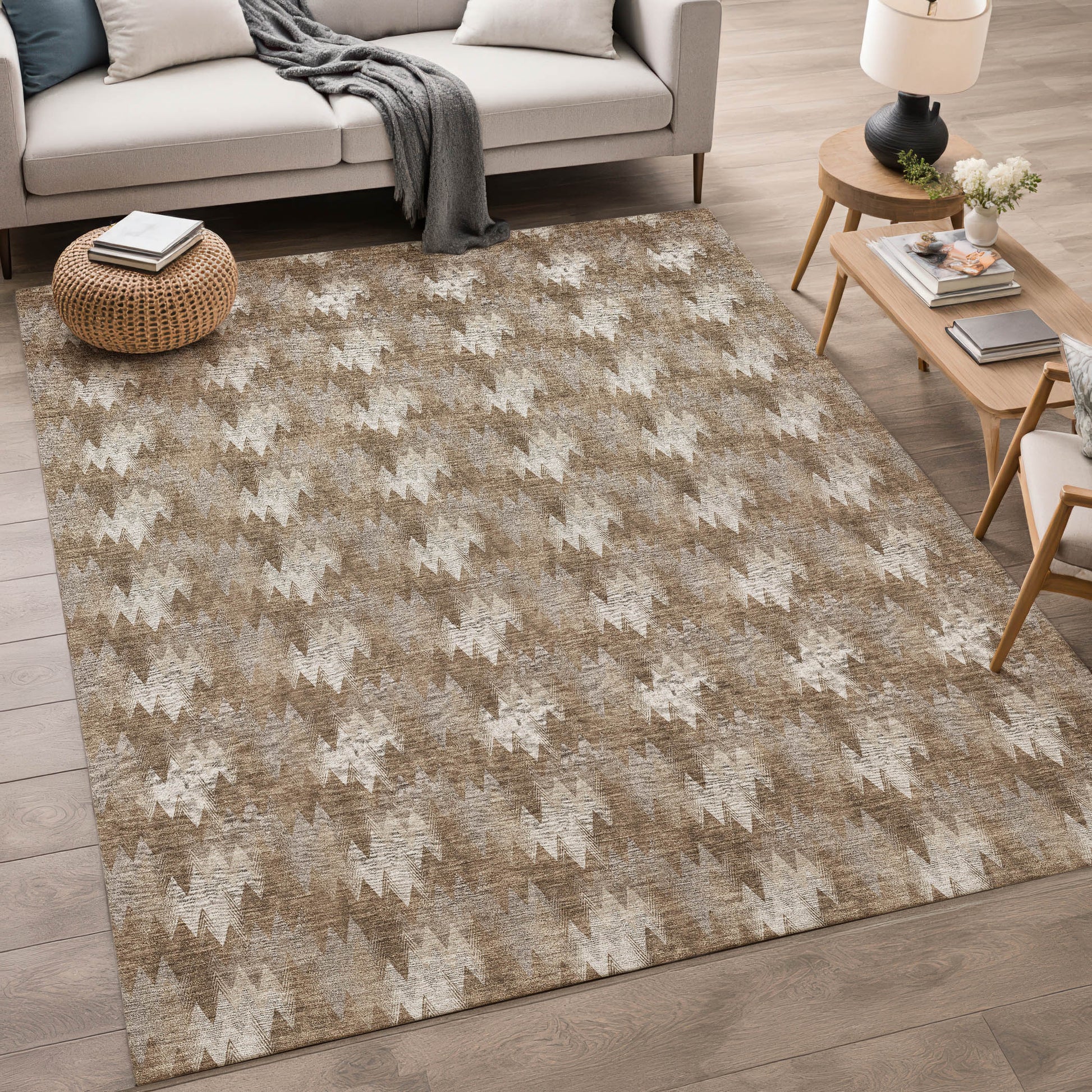 Dalyn Rugs Soft Essentials  Mocha  Transitional