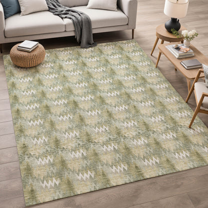 Dalyn Rugs Soft Essentials  Olive  Transitional