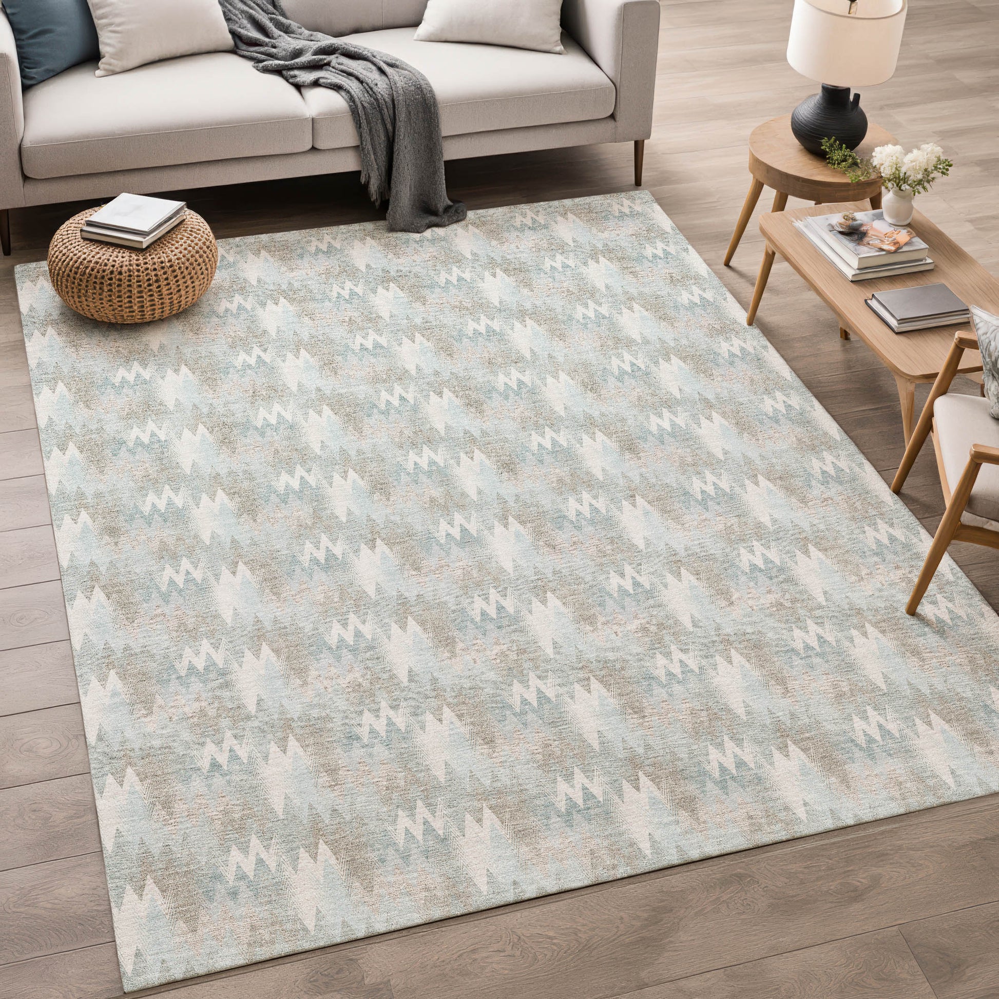 Dalyn Rugs Soft Essentials  Sky  Transitional
