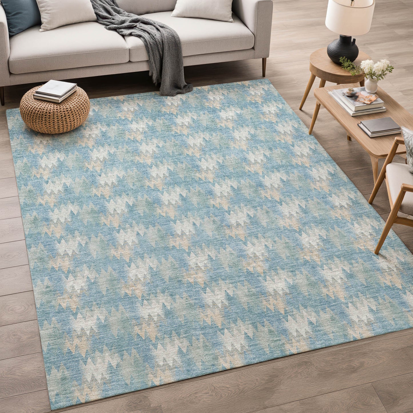 Dalyn Rugs Soft Essentials  Teal  Transitional