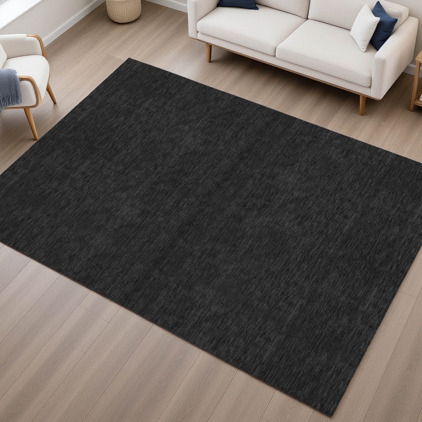 Dalyn Rugs Soft Essentials  Black  Transitional