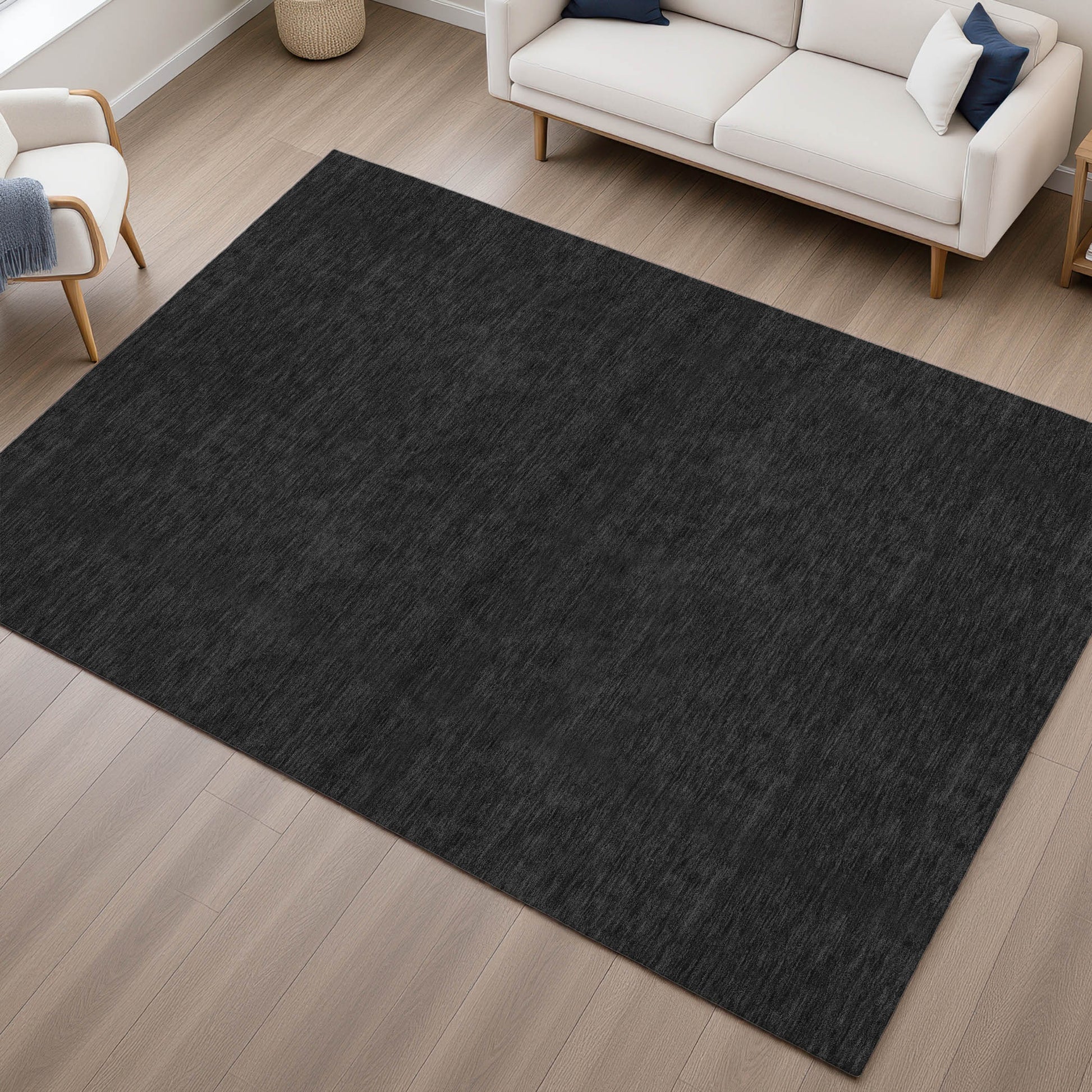 Dalyn Rugs Soft Essentials  Black  Transitional