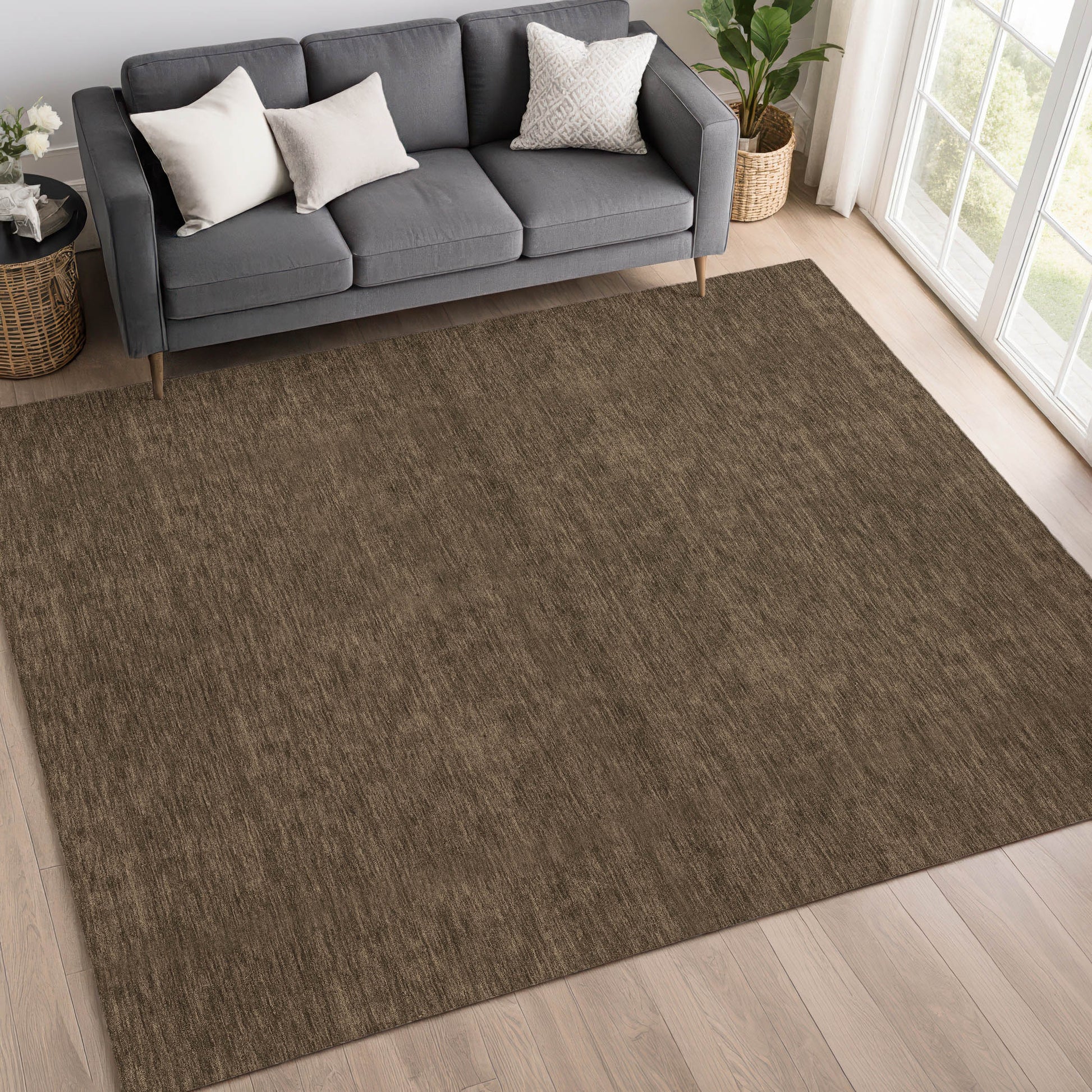 Dalyn Rugs Soft Essentials  Chocolate  Transitional