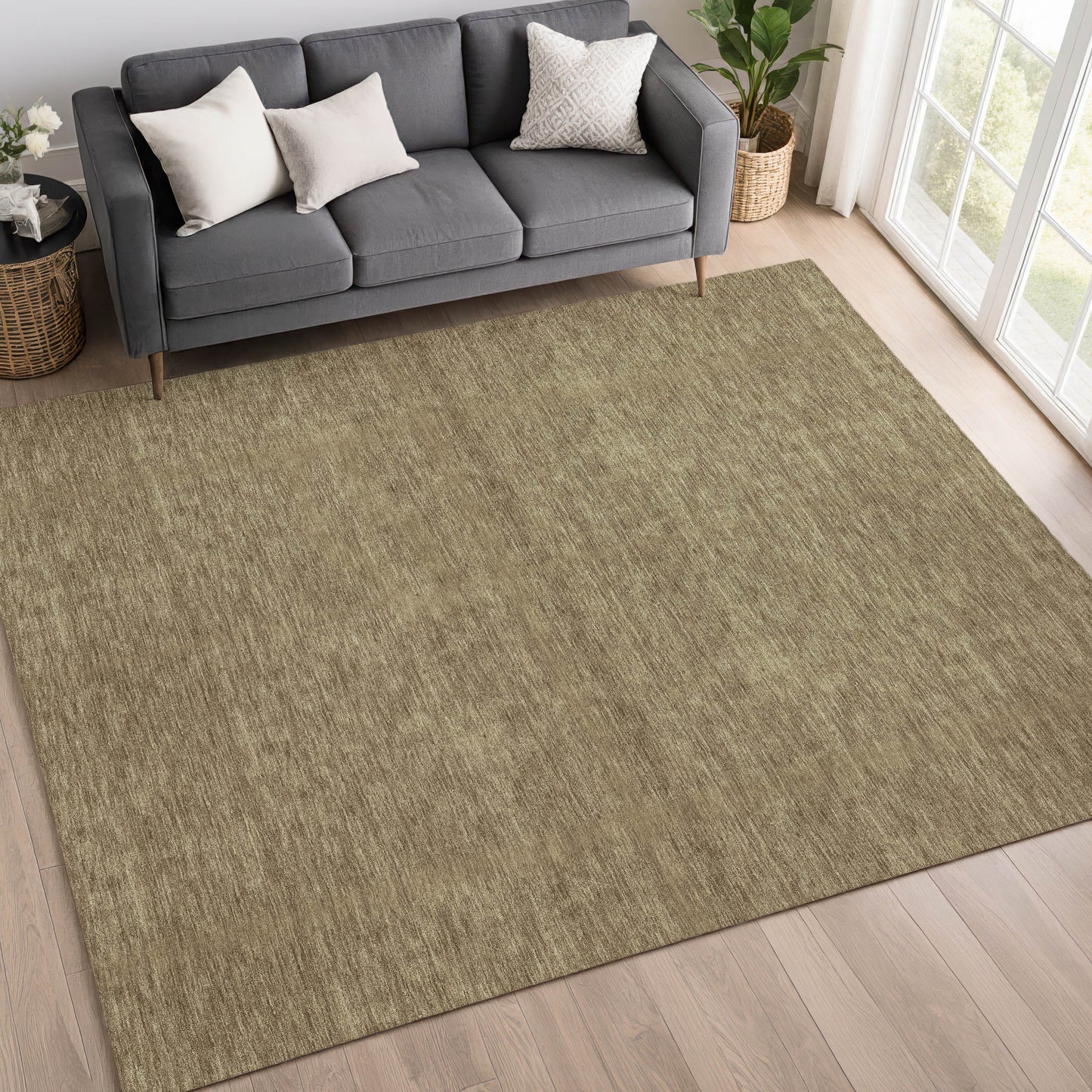Dalyn Rugs Soft Essentials  Coffee  Transitional
