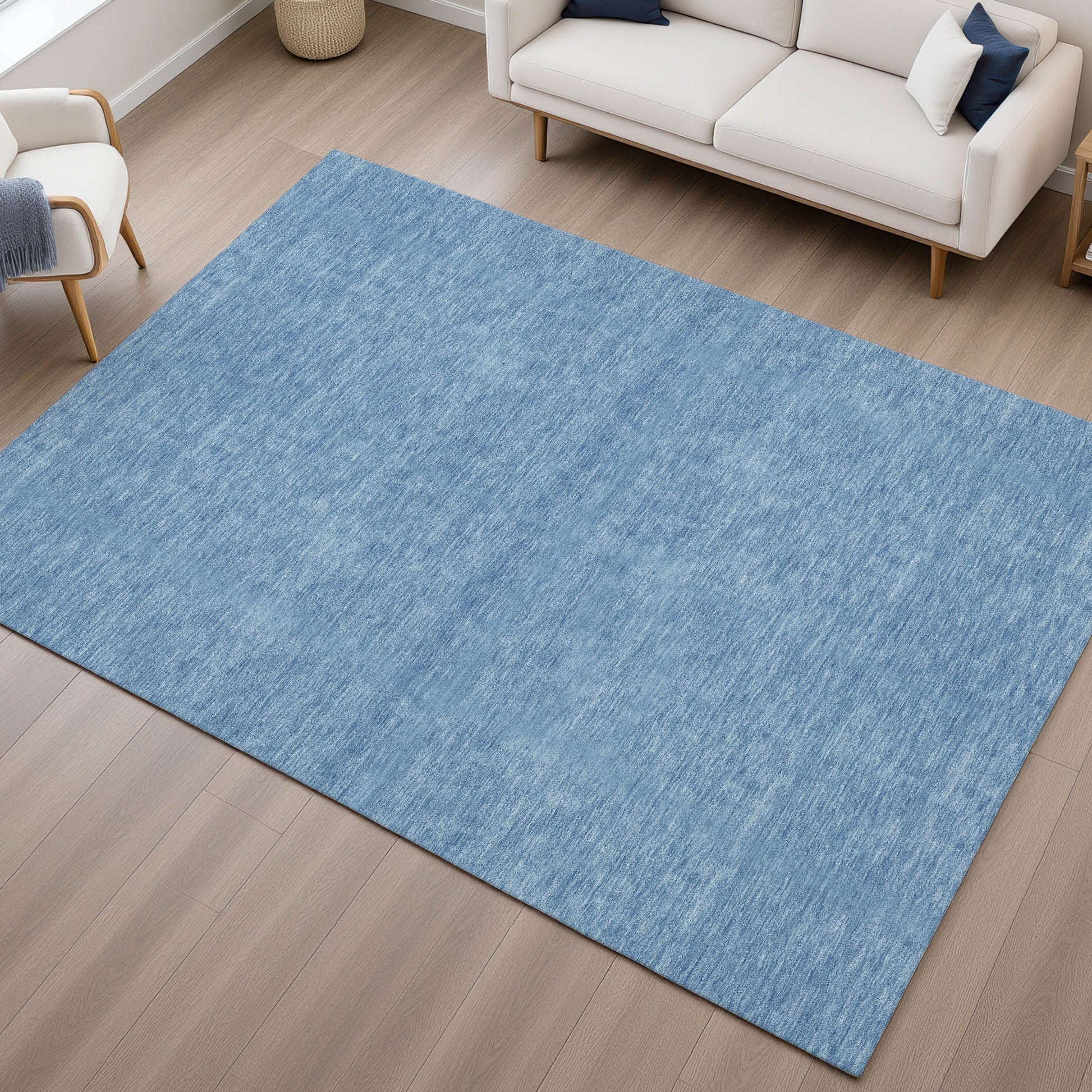 Dalyn Rugs Soft Essentials  Denim  Transitional