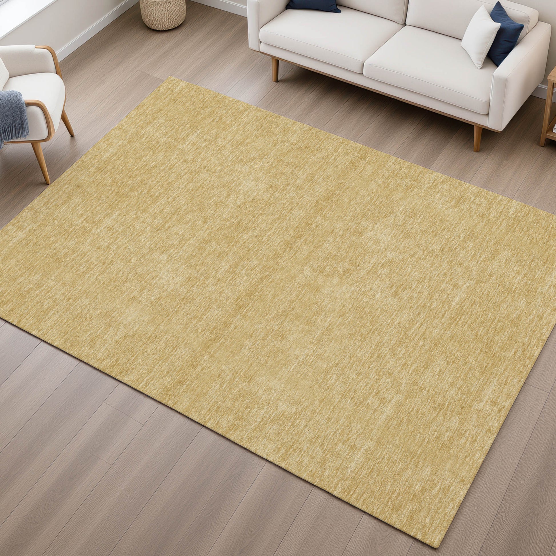 Dalyn Rugs Soft Essentials  Gold  Transitional