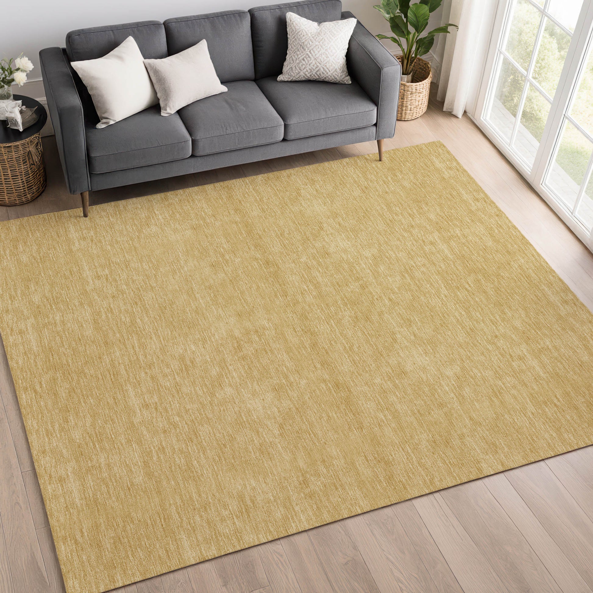 Dalyn Rugs Soft Essentials  Gold  Transitional