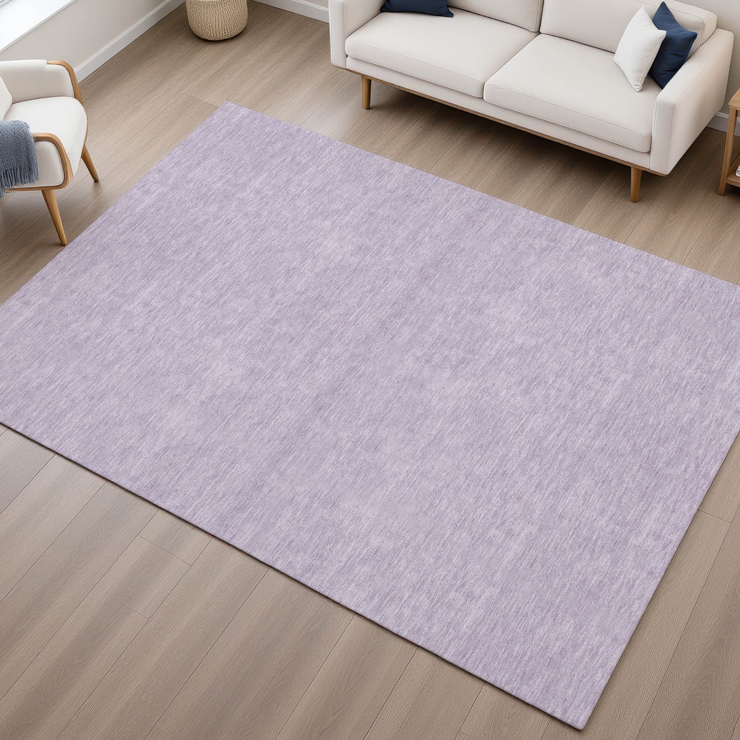 Dalyn Rugs Soft Essentials  Lavender  Transitional
