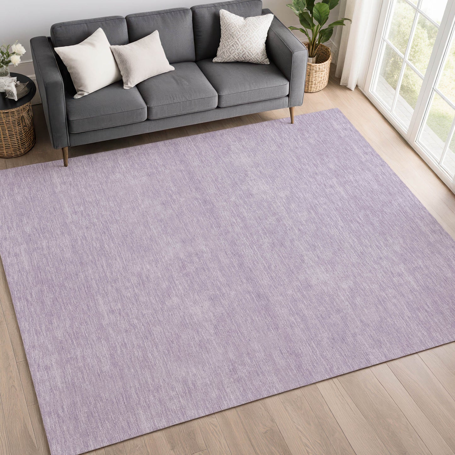 Dalyn Rugs Soft Essentials  Lavender  Transitional