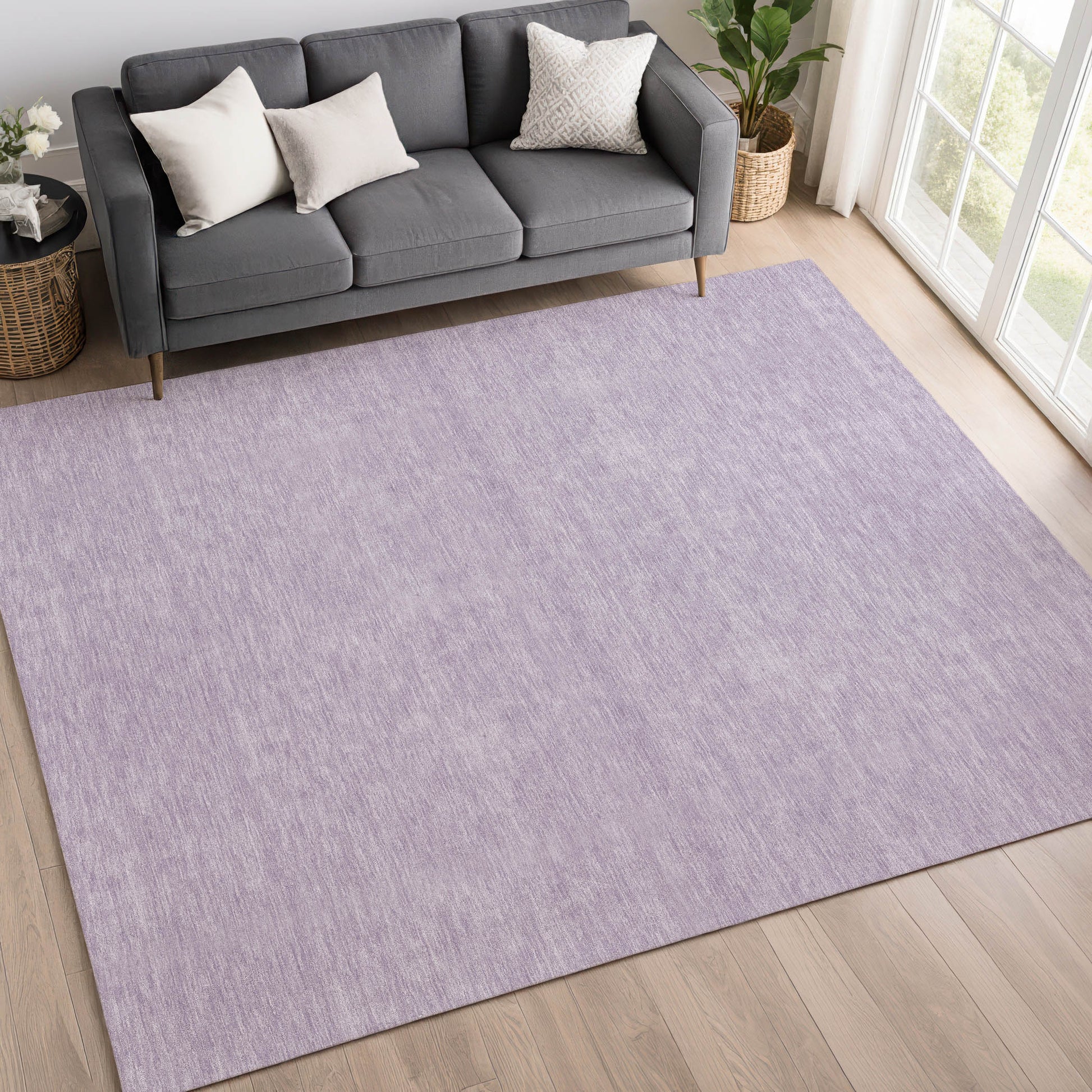 Dalyn Rugs Soft Essentials  Lavender  Transitional