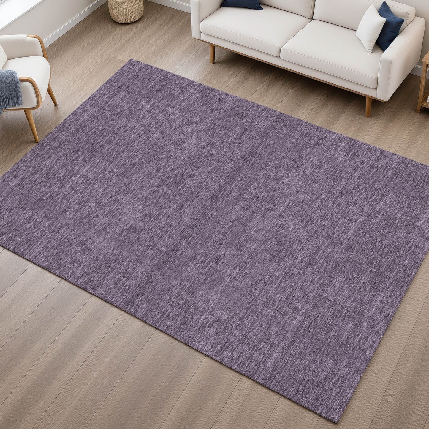 Dalyn Rugs Soft Essentials  Plum  Transitional