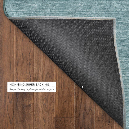 Dalyn Rugs Soft Essentials  Teal  Transitional