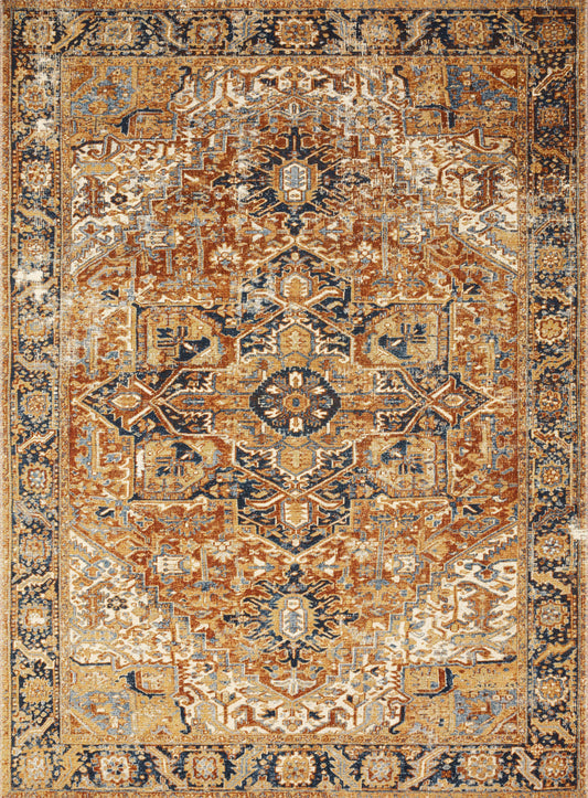 Loloi Sebastian  Red Navy Traditional